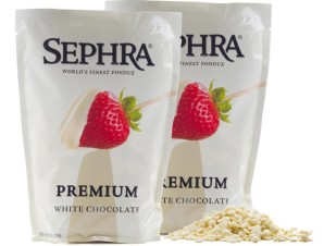 Sephra Premium White Fondue Chocolate 4lb Box - sephra.com